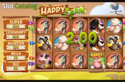 Скрин4. Happy Farm (Flipluck) слот