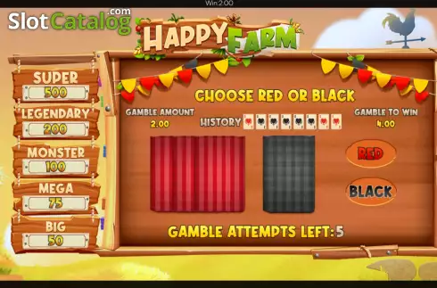 Скрин6. Happy Farm (Flipluck) слот