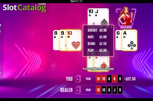 Скрин5. 6 Up Pocket Poker слот