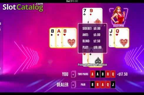 Скрин6. 6 Up Pocket Poker слот