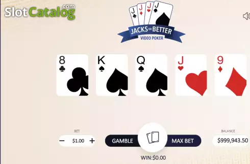 Скрин2. Jacks Or Better (Flipluck) слот