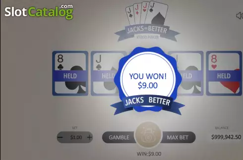 Скрин5. Jacks Or Better (Flipluck) слот
