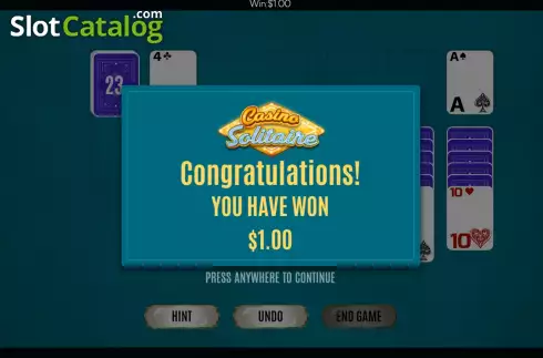 Скрин3. Casino Solitaire (Flipluck) слот