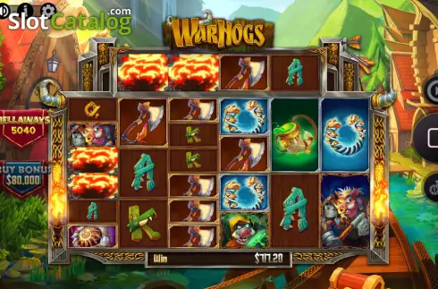 Скрин3. WarHogs Hellaways слот