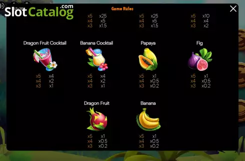 Скрин9. Jungle Rainbow Bonanza слот