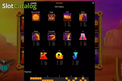 Скрин7. Eagle Gold 2 слот