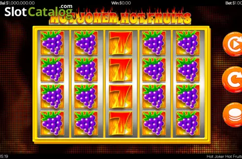 Скрин2. Hot Joker, Hot Fruits слот
