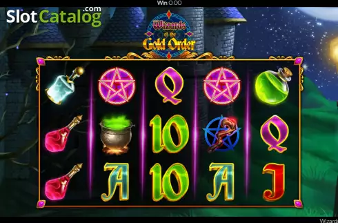 Скрин2. Wizards of the Gold Order слот