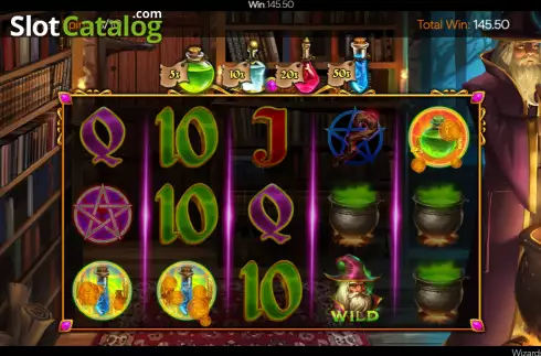 Скрин7. Wizards of the Gold Order слот