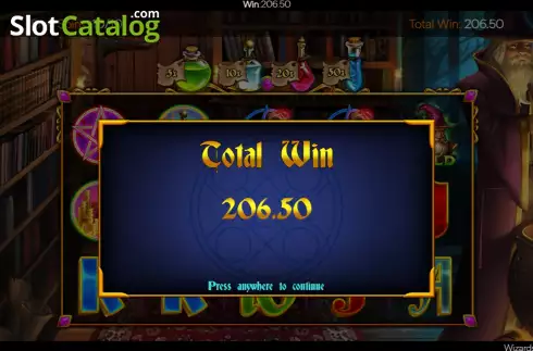 Скрин8. Wizards of the Gold Order слот