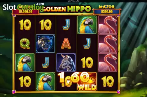 Скрин4. Golden Hippo слот