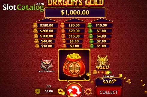 Скрин3. Dragon's Gold (Flipluck) слот
