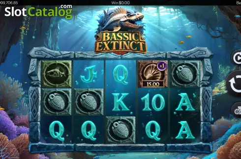 Скрин2. Bassic Extinct слот