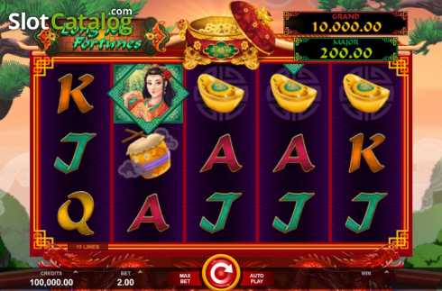Скрин3. Long Mu Fortunes слот