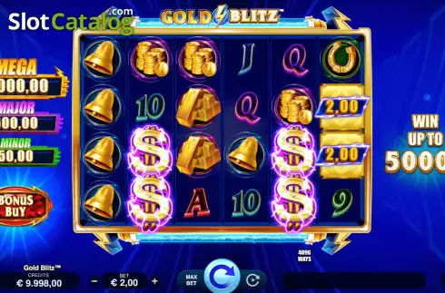 Скрин2. Gold Blitz слот