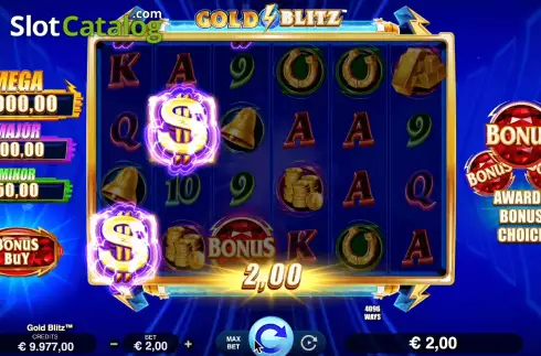 Скрин3. Gold Blitz слот