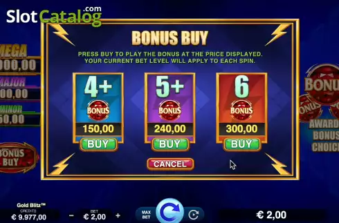 Скрин4. Gold Blitz слот