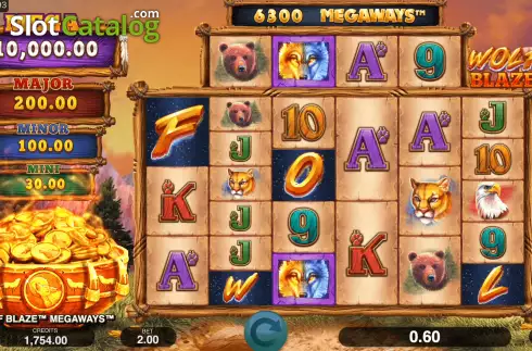 Скрин4. Wolf Blaze Megaways слот