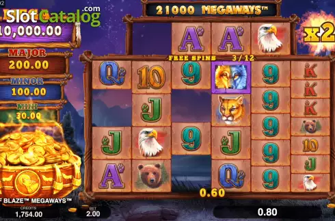 Скрин6. Wolf Blaze Megaways слот