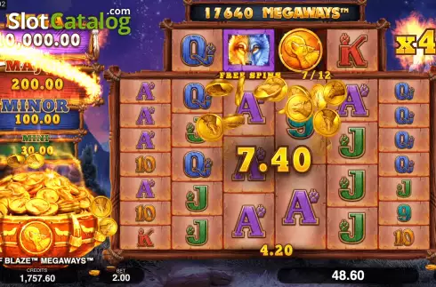 Скрин8. Wolf Blaze Megaways слот