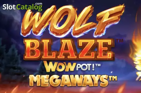 Wolf Blaze WOWPOT! Megaways логотип