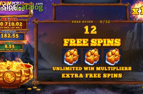 Скрин6. Wolf Blaze WOWPOT! Megaways слот