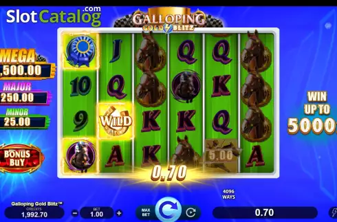 Скрин3. Galloping Gold Blitz слот