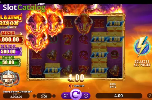 Скрин3. Blazing Bison Gold Blitz слот