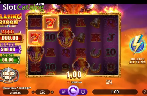 Скрин4. Blazing Bison Gold Blitz слот