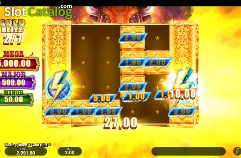 Скрин7. Blazing Bison Gold Blitz слот