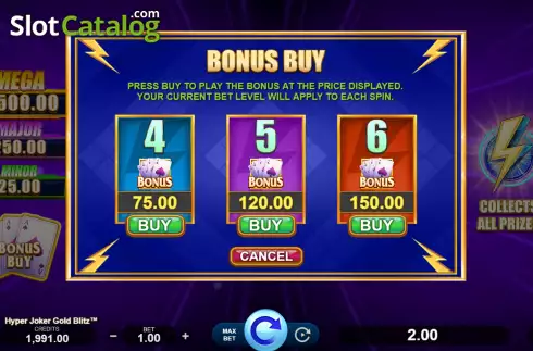 Скрин5. Hyper Joker Gold Blitz слот