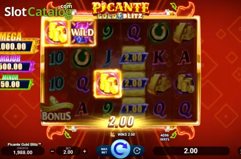 Скрин4. Picante Gold Blitz слот
