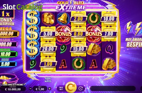 Скрин2. Gold Blitz Extreme слот