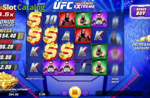 Скрин2. UFC Gold Blitz Extreme слот