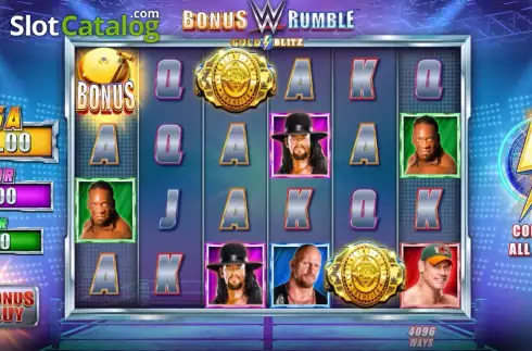 Скрин2. WWE Bonus Rumble: Gold Blitz слот