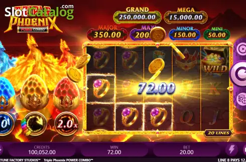 Скрин3. Triple Phoenix Power Combo слот