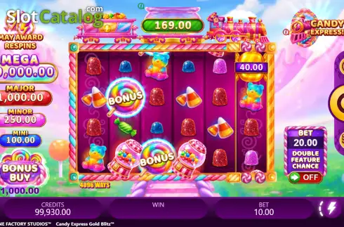 Скрин2. Candy Express Gold Blitz слот