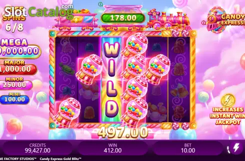 Скрин3. Candy Express Gold Blitz слот