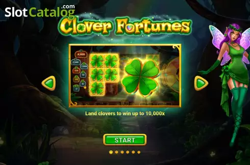 Скрин2. Clover Fortunes слот
