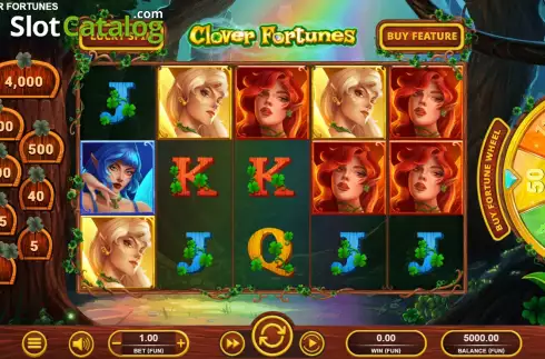 Скрин3. Clover Fortunes слот