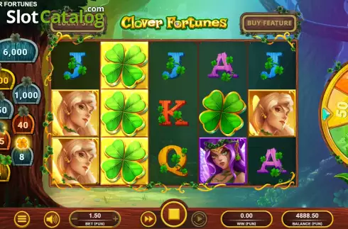 Скрин6. Clover Fortunes слот
