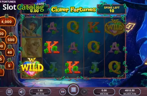 Скрин8. Clover Fortunes слот