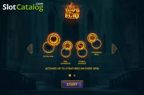 Скрин2. Temple of Fury Dream Drop слот