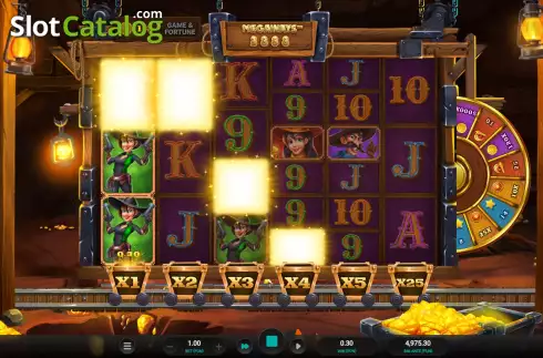 Скрин4. Gold Rush Frenzy Megaways слот