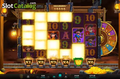 Скрин5. Gold Rush Frenzy Megaways слот