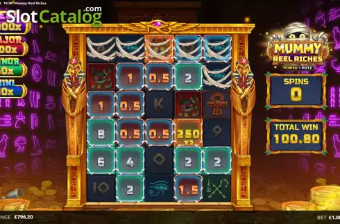 Скрин3. Mummy Reels Riches (Four Leaf Gaming) слот