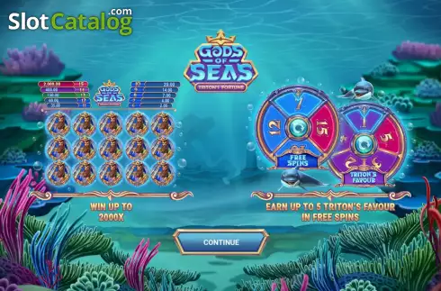 Скрин2. Gods of Seas Triton's Fortune слот