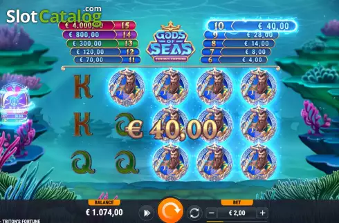 Скрин4. Gods of Seas Triton's Fortune слот