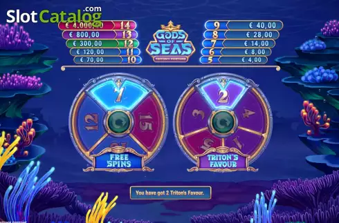 Скрин6. Gods of Seas Triton's Fortune слот