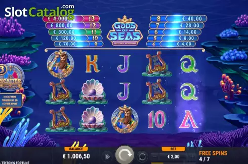 Скрин7. Gods of Seas Triton's Fortune слот